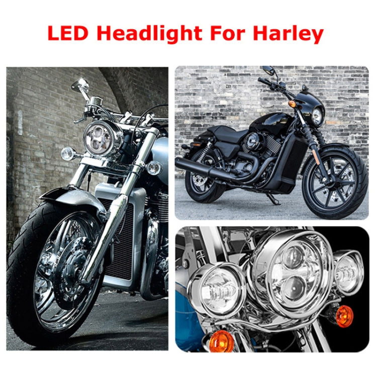 Faro LED 5,75 pollici 40W 6000K-6500K DC12V per Harley