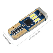 10 PZ T10 DC12V / 1,7 W / 6000 K / 110 LM 9 LED SMD-4014 Luce di ingombro per auto, con decodificatore, 10pcs DC12V / 1.7W / 6000K / 110LM