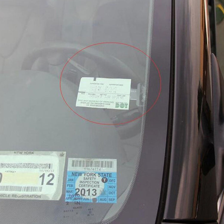 Porta biglietti auto con cronometro in plastica 10 pezzi