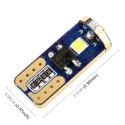 2 PZ T10 / W5W / 168 / 194 DC12V / 1,2W / 6000K / 85LM 3LED SMD-3030 Luce di ingombro per auto, 10pcs DC12V / 1.2W / 6000K / 85LM