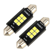 2 PZ 41mm DC12V / 2.5W / 6000K / 170LM 6LED SMD-3030 Lampada da lettura per auto Dome Light, 41mm