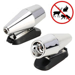 Repellente per animali ad ultrasuoni per energia eolica, allarme sonoro per cervo, ABS per auto, Wind Power Animal Repeller (Black), Wind Power Animal Repeller (Black Silver)