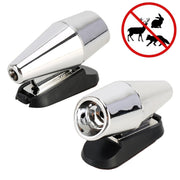Repellente per animali ad ultrasuoni per energia eolica, allarme sonoro per cervo, ABS per auto, Wind Power Animal Repeller (Black), Wind Power Animal Repeller (Black Silver)