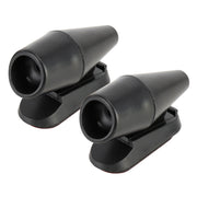 Repellente per animali ad ultrasuoni per energia eolica, allarme sonoro per cervo, ABS per auto, Wind Power Animal Repeller (Black), Wind Power Animal Repeller (Black Silver)