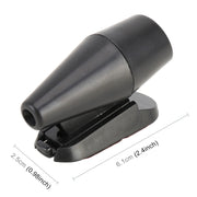 Repellente per animali ad ultrasuoni per energia eolica, allarme sonoro per cervo, ABS per auto, Wind Power Animal Repeller (Black), Wind Power Animal Repeller (Black Silver)
