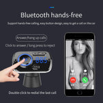 BC49BQ Ricevitore radio digitale per auto Lettore MP3 Bluetooth Trasmettitore FM Assistente vocale Caricatore rapido QC3.0, BC49BQ