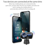BC49BQ Ricevitore radio digitale per auto Lettore MP3 Bluetooth Trasmettitore FM Assistente vocale Caricatore rapido QC3.0, BC49BQ