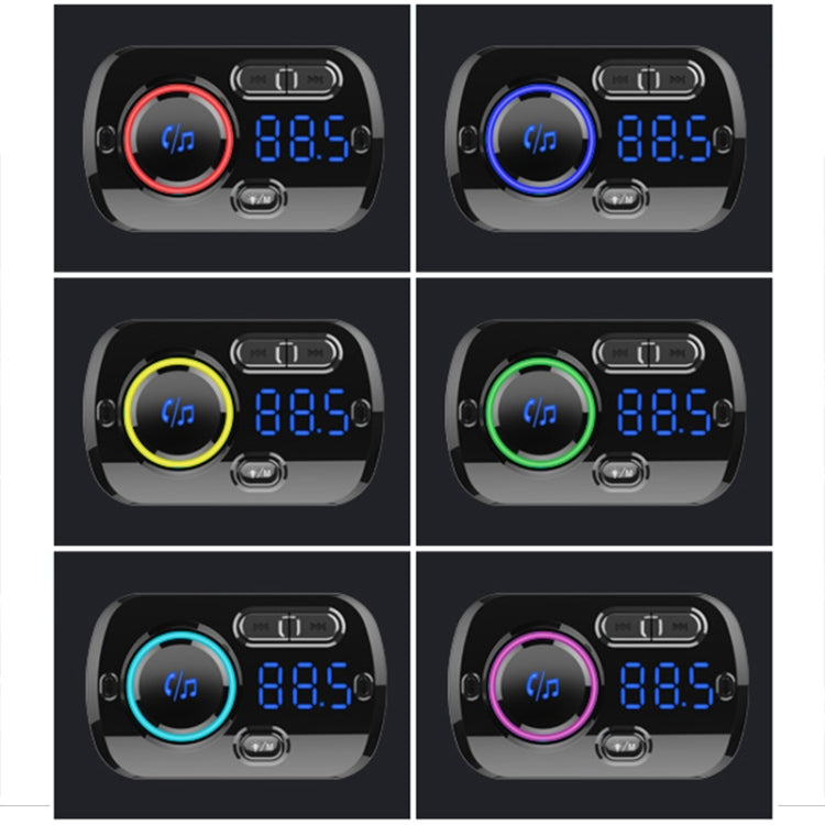 BC49BQ Ricevitore radio digitale per auto Lettore MP3 Bluetooth Trasmettitore FM Assistente vocale Caricatore rapido QC3.0, BC49BQ