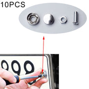 10 set viti antifurto bulloni targa auto viti telaio, 10 Sets