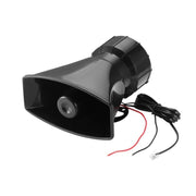 HW-1006B 12V 100W 125dB Allarme elettrico per auto a 5 toni Sirena con altoparlante 5 toni sonori Super forte con microfono, HW-1006B