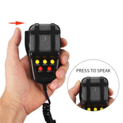HW-1006B 12V 100W 125dB Allarme elettrico per auto a 5 toni Sirena con altoparlante 5 toni sonori Super forte con microfono, HW-1006B