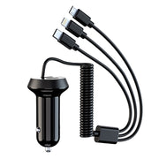 Adattatore per presa di corrente per caricabatterie USB a doppia porta per caricabatterie rapido universale 3 in 1, lunghezza cavo: 55 cm, X3