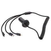 Adattatore per presa di corrente per caricabatterie USB a doppia porta per caricabatterie rapido universale 3 in 1, lunghezza cavo: 55 cm, X3