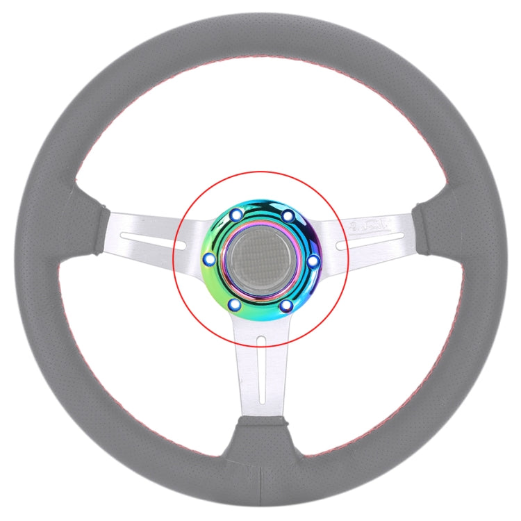 Copertura a pressione per pulsante clacson volante colorato per auto, Car Steering Wheel Horn Button Cover