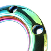 Copertura a pressione per pulsante clacson volante colorato per auto, Car Steering Wheel Horn Button Cover