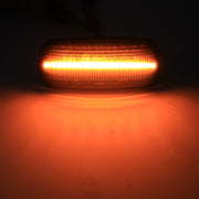 2 pezzi DC12V / 3W LED per auto lampeggiante dinamico luci laterali acqua corrente indicatore di direzione per Audi, luce gialla, For Audi