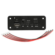 Scheda di decodifica lettore audio MP3 per auto 5V 2x3W Radio FM TF USB 3.5mm AUX, con Bluetooth e funzione di chiamata di registrazione, Audio MP3 Player Decoder Board