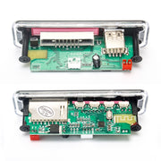 Scheda di decodifica lettore audio MP3 con schermo a colori per auto 5V Scheda SD radio FM USB, con funzione Bluetooth e telecomando, 5V