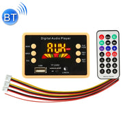 Scheda di decodifica lettore audio MP3 con schermo a colori per auto 5V Radio FM Scheda TF USB, con funzione Bluetooth e telecomando, 5V
