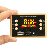Scheda di decodifica lettore audio MP3 con schermo a colori per auto 5V Radio FM Scheda TF USB, con funzione Bluetooth e telecomando, 5V