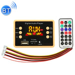 Scheda di decodifica lettore audio MP3 con schermo a colori da 12 V per auto, radio FM, scheda TF USB, con funzione Bluetooth e telecomando, 12V