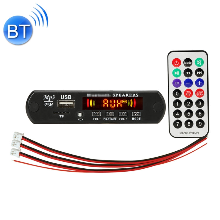 Scheda decodifica audio auto 12V Bluetooth FM USB TF AUX