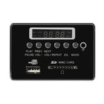 Scheda decodifica MP3 audio 12V per auto con Bluetooth e radio FM