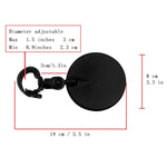 Manubrio retrovisore universale per bicicletta regolabile a 360°, specchio convesso grandangolare, specchietto retrovisore per ciclismo, View Mirror