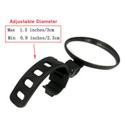 Manubrio retrovisore universale per bicicletta regolabile a 360°, specchio convesso grandangolare, specchietto retrovisore per ciclismo, View Mirror