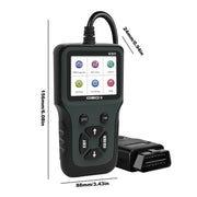 Rilevatore di guasti per auto con schermo a colori per scanner V311 OBD2 8 ~ 36 V, supporta cinese/inglese/francese/tedesco, V311