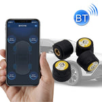 Bluetooth 4.0 TPMS Sistema di rilevamento della pressione di monitoraggio della pressione dei pneumatici esterni per auto, Car External Tire Pressure Detection System