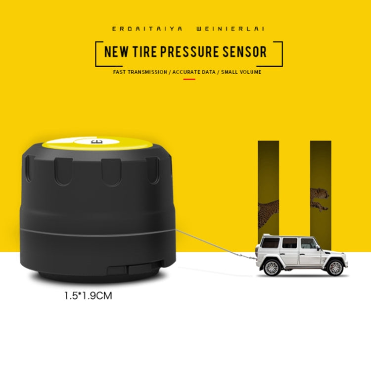 Bluetooth 4.0 TPMS Sistema di rilevamento della pressione di monitoraggio della pressione dei pneumatici esterni per auto, Car External Tire Pressure Detection System