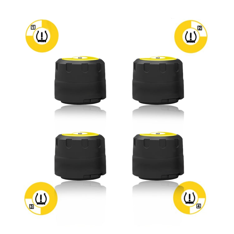 Bluetooth 4.0 TPMS Sistema di rilevamento della pressione di monitoraggio della pressione dei pneumatici esterni per auto, Car External Tire Pressure Detection System