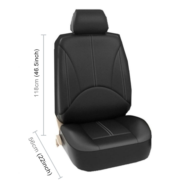 Set tappetini antiscivolo in pelle PU per auto 2 posti