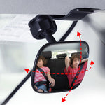 3R-2161 Specchietto grandangolare regolabile per punto cieco interno per camion per auto con clip, 3R-216