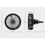 F203A Ventola di raffreddamento elettrica per presa d'aria portatile per auto, F203A