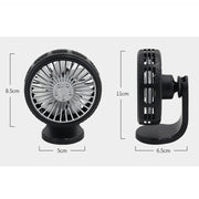Ventola di raffreddamento elettrica con ventosa per presa d'aria portatile F203B per auto con aromaterapia, F203B