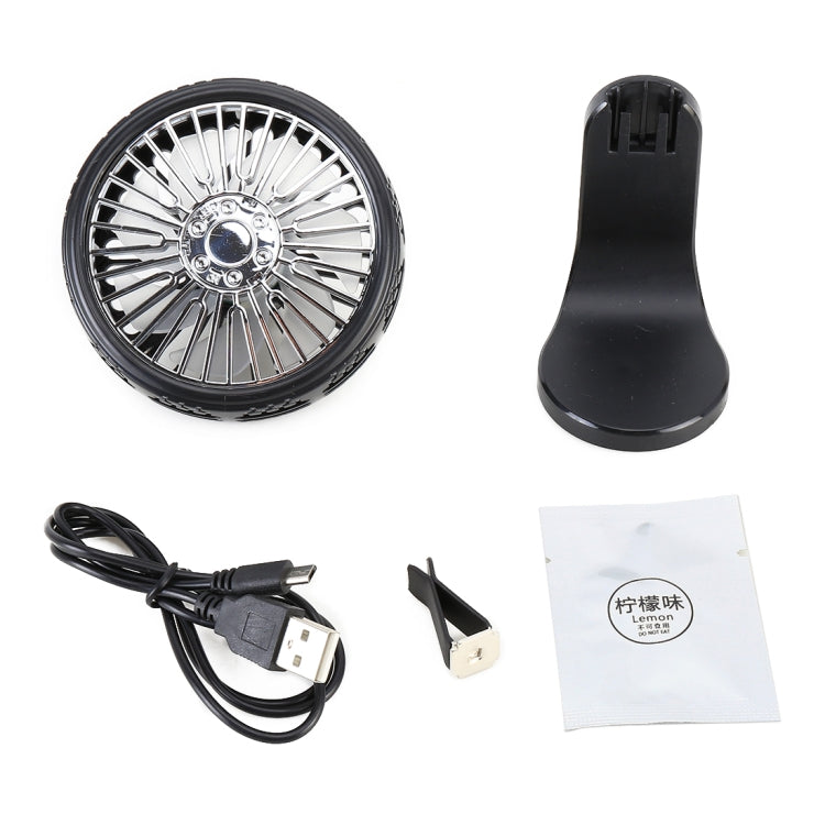 Ventola di raffreddamento elettrica con ventosa per presa d'aria portatile F203B per auto con aromaterapia, F203B