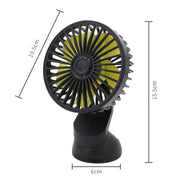 Ventola di raffreddamento elettrica per console centrale portatile F402 con aromaterapia, F402