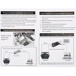 Invertitore di potenza multifunzionale a onda sinusoidale per auto da 3000 W CC 24 V a CA 220 V, consegna colore casuale, 3000W(Sine Wave)
