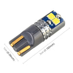 Lampadina LED T10 W5W 6000K 1,8W 12-24V per auto