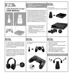 Adattatore Bluetooth USB 4.0 per Sony PlayStation PS4