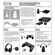 Adattatore Bluetooth USB 4.0 per Sony PlayStation PS4