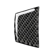 Adesivo decorativo per pulsanti del volante in tinta unita in fibra di carbonio 3 in 1 per BMW Serie 3 E90 2005-2012, guida a destra e a sinistra universale, For BMW 3 Series E90 2005-2012(B)