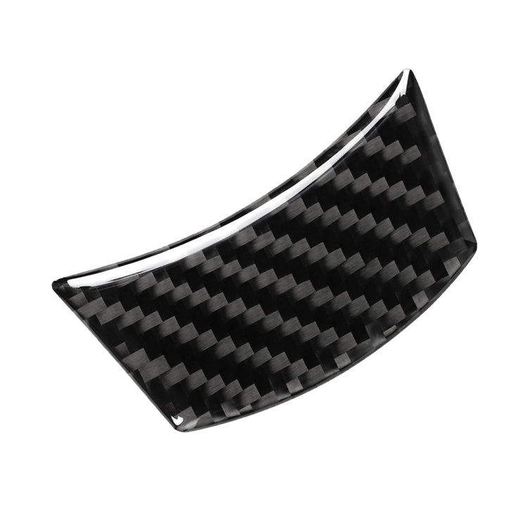 Adesivo decorativo per pulsanti del volante in tinta unita in fibra di carbonio 5 in 1 per BMW Serie 5 E60 2004-2010, guida a destra e a sinistra universale, For BMW 5 Series E60 2004-2010