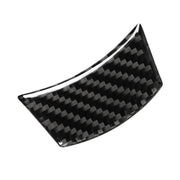 Adesivo decorativo per pulsanti del volante in tinta unita in fibra di carbonio 5 in 1 per BMW Serie 5 E60 2004-2010, guida a destra e a sinistra universale, For BMW 5 Series E60 2004-2010