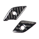 Adesivo decorativo per pulsanti del volante in fibra di carbonio 4 in 1 per Cadillac xt5 2016-2017, guida a destra e a sinistra universale, For Cadillac xt5 2016-2017