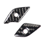 Adesivo decorativo per pulsanti del volante in fibra di carbonio 4 in 1 per Cadillac xt5 2016-2017, guida a destra e a sinistra universale, For Cadillac xt5 2016-2017