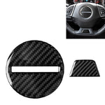 Adesivo decorativo per pulsante volante in fibra di carbonio 2 in 1 per Chevrolet Camaro 2017-2019, guida a destra e a sinistra universale, For Chevrolet Camaro 2017-2019
