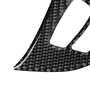Adesivo decorativo per pulsanti del volante in tinta unita in fibra di carbonio 3 in 1 per BMW E70 2008-2013 X5, guida a destra e a sinistra universale, For BMW E70 2008-2013 X5